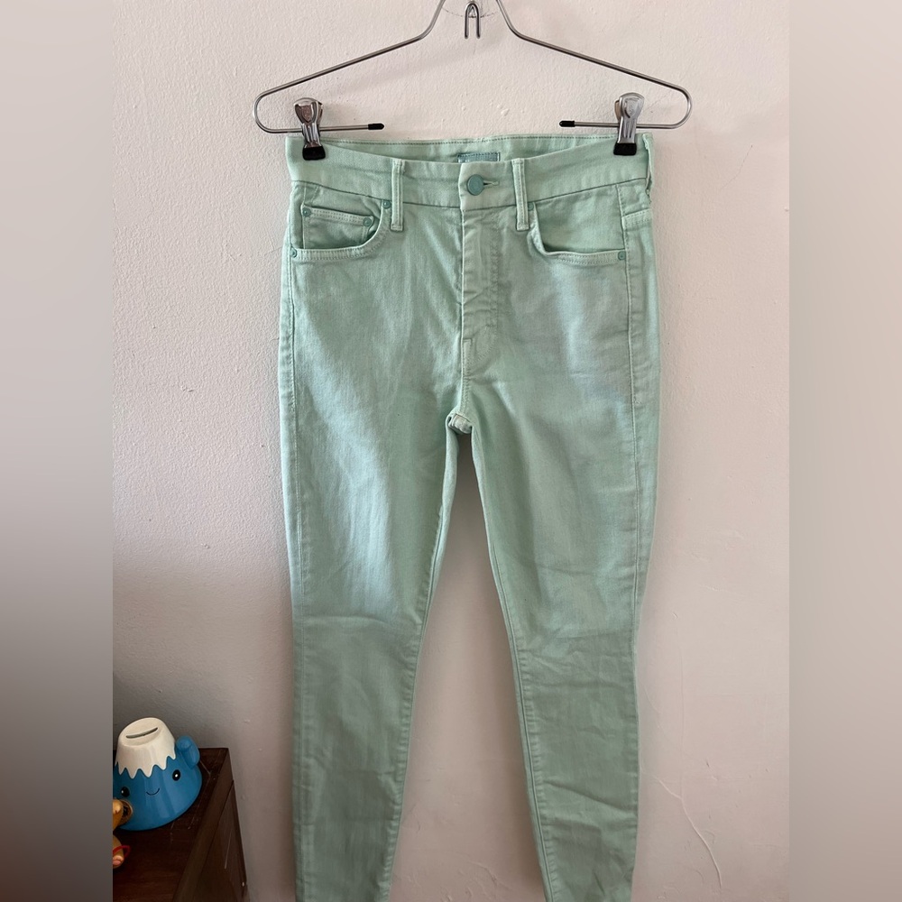 MOTHER - Minty Green High Waisted Looker Women's Jeans - 26